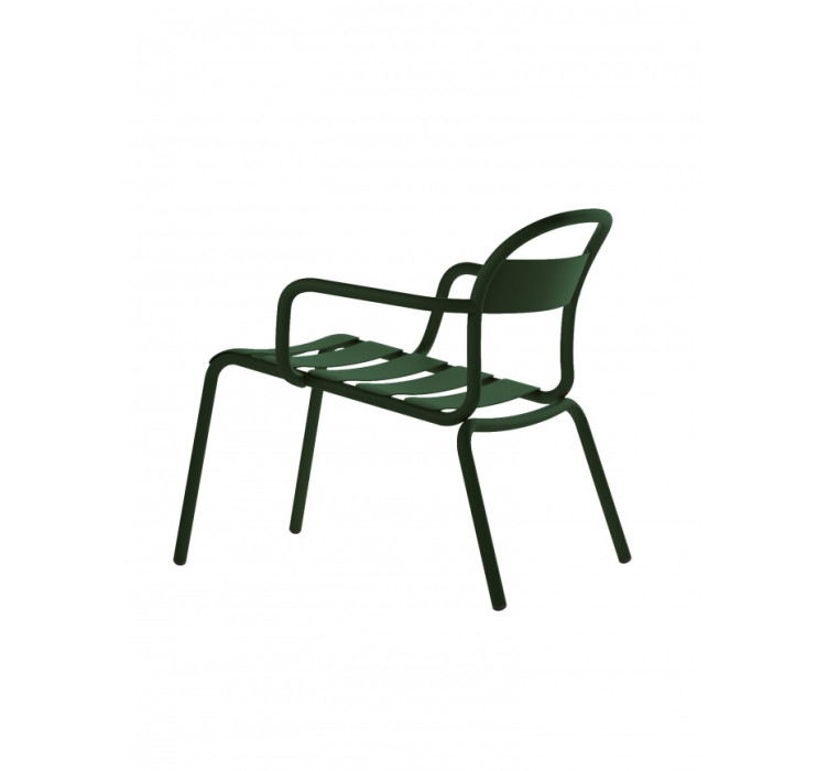 Вуличне лаунж крісло Stecca L Dark Green1